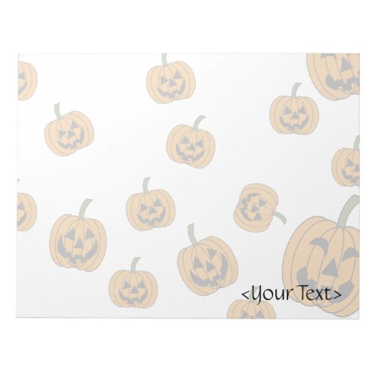 Jack O' Lanterns achtergrond Notitieblok (Voorkant)