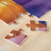 Jack-O'-Lanterns en vriendelijke fantomen in de ru Legpuzzel (Zijkant)