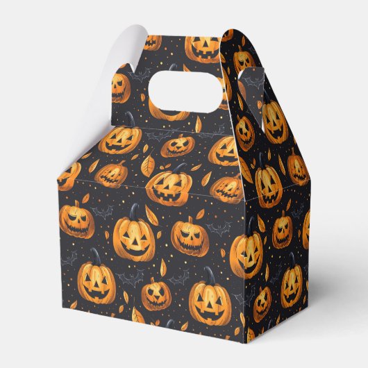 Jack-O-Lanterns Halloween Bedankdoosjes (Achterkant)