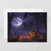 Jack O' Lanterns Halloween Briefkaart (Voorkant / Achterkant)