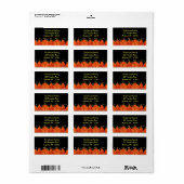 Jack-o-Lanterns Label (Full Sheet)