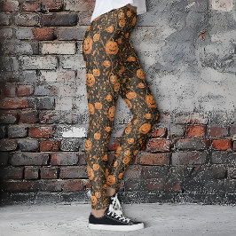Jack-o-Lanterns op de Vine Halloween Leggings