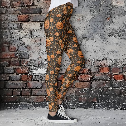 Jack-o-Lanterns op de Vine Halloween Leggings