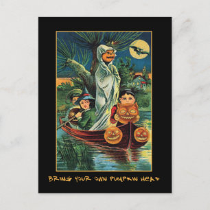 Jack O Lanterns op Water  Halloween Bloody Uitnodiging Briefkaart