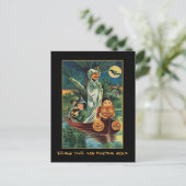 Jack O Lanterns op Water  Halloween Bloody Uitnodiging Briefkaart (Staand voorkant)