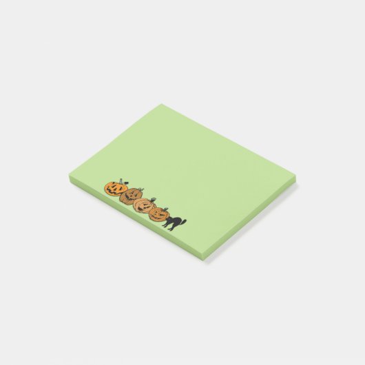 Jack-'o'-lanterns Post-it® Notes (Schuin)