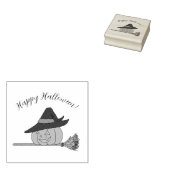 Jack-o-Lanturn Wood Art Stamp Rubberstempel (Gestempeld)
