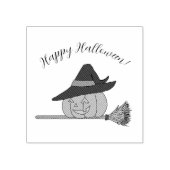 Jack-o-Lanturn Wood Art Stamp Rubberstempel (Afrduk)