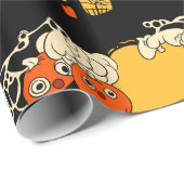  Jack o' Lanwinding en vliegende heks Cadeaupapier (Rol Hoek)