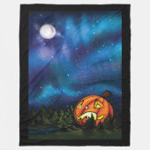 Jack-o-Moon Fleece Deken (Voorkant)