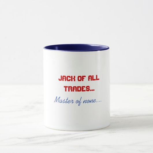 Jack of all trades Coffee mok (Midden)