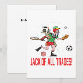 Jack of all trades kaart (Voorkant / Achterkant)