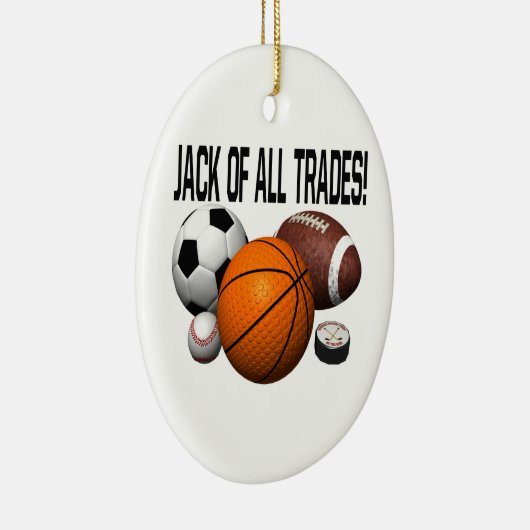 Jack of all trades keramisch ornament (Rechts)