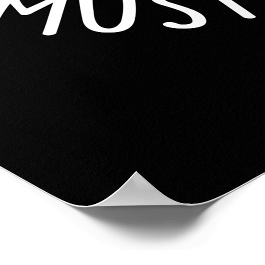 Jack of All Trades Mosterd van Niemand Donker BG Poster (Hoek)