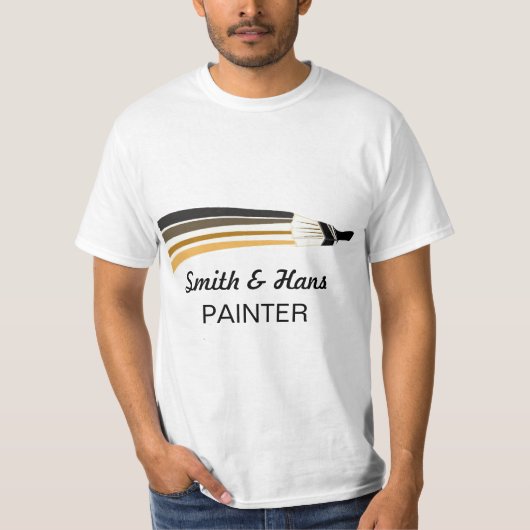 Jack-of-all-Trades Paint Brush House Painter T-shirt (Voorkant)