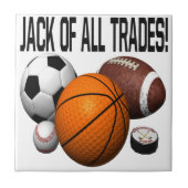 Jack of all trades tegeltje (Voorkant)