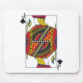 Jack of Clubs Poker Kaart Spelen Kaart Blackjack C Muismat (Voorkant)