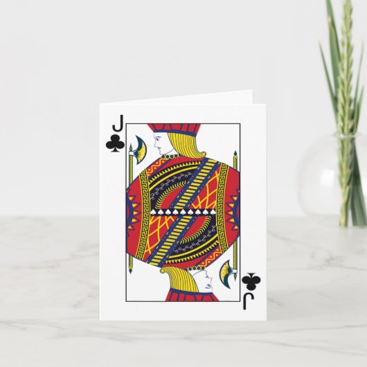 Jack Of Clubs Pokerkaart Speelkaart Blackjack Ca Kaart (Voorkant)