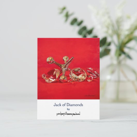 Jack of Diamonds, Briefkaart (Staand voorkant)