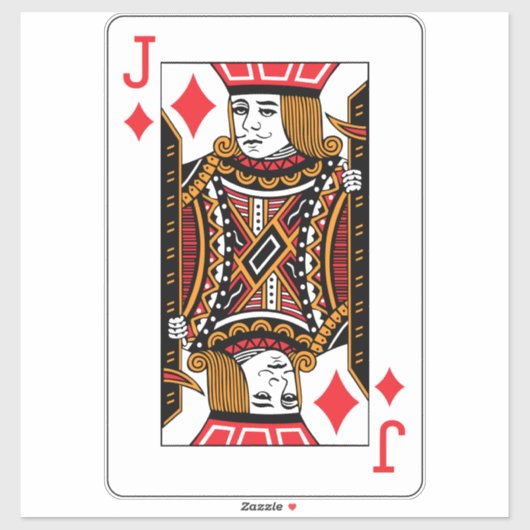 Jack of Diamonds Sticker (Vel)