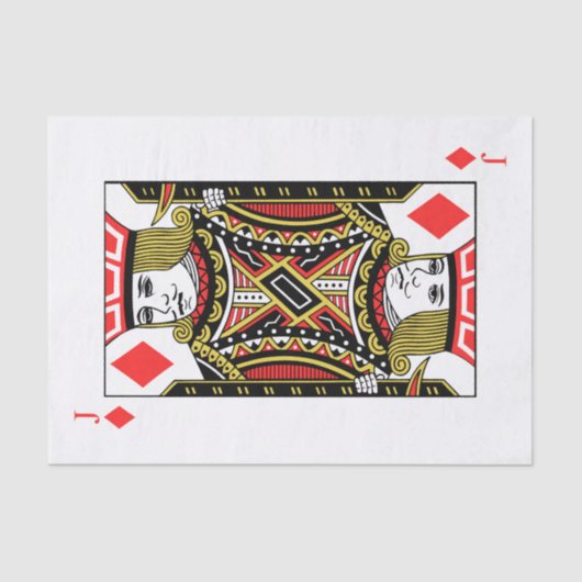 Jack of Diamonds Tissuepapier (Voorkant)