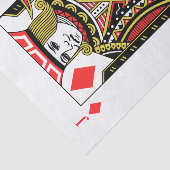 Jack of Diamonds Tissuepapier (Detail)