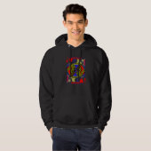 Jack of Hearts Costume Magic Poker Card Math Geek Hoodie (Voorkant volledig)