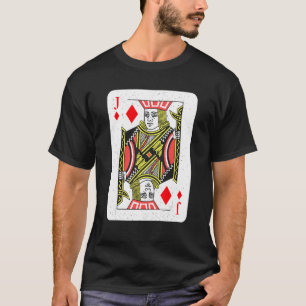 Jack of Hearts-speelkaart Deck Poker T-shirt
