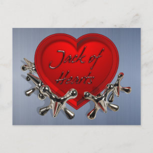 Jack of Hearts Valentijn Feestdagenkaart