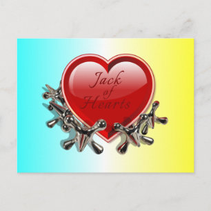 Jack of Hearts Valentijn Feestdagenkaart
