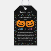 Jack of Jill O-Lantern Gender Reveal Dank u Cadeaulabel (Voorkant)