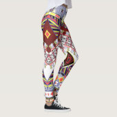 Jack of Spades King Queen-spelkaarten Abstract Leggings (Rechts)