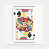 Jack of Spades Papieren servetten (Voorkant)