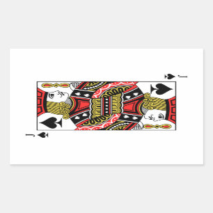 Jack of Spades Rechthoekige Sticker