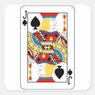 Jack of Spades Stickers