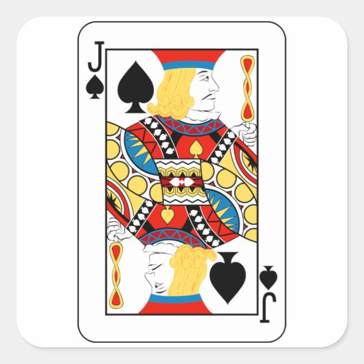 Jack of Spades Stickers (Voorkant)