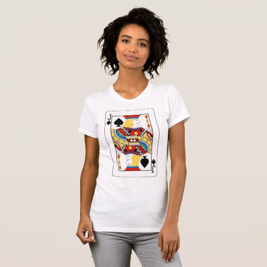 Jack of Spades Womens T-Shirt (Voorkant volledig)