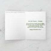 "Jack of the Marsh" Halloween Kaart (Binnen)