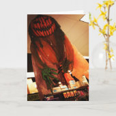 "Jack of the Marsh" Halloween Kaart (Gele Bloem)