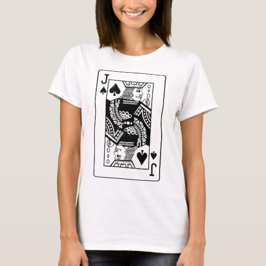 Jack of the Spades kostuumkleding Halloween Deck T-shirt (Voorkant)