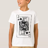 Jack of the Spades kostuumkleding Halloween Deck T-shirt (Voorkant)