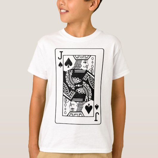 Jack of the Spades kostuumkleding Halloween Deck T-shirt (Voorkant)