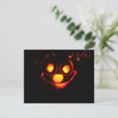 Jack O'Lantern All A'Glow Briefkaart (Staand voorkant)