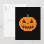 Jack o'lantern briefkaart (Voorkant / Achterkant)