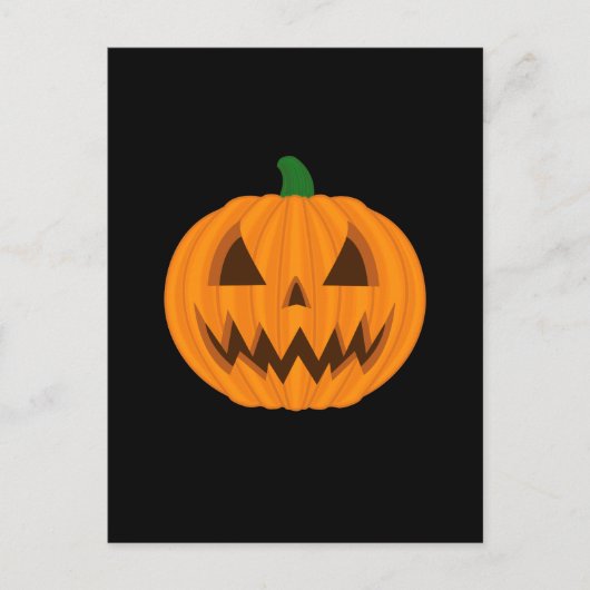 Jack o'lantern briefkaart (Voorkant)