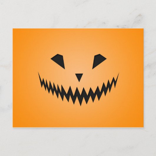 Jack O'Lantern Briefkaart (Voorkant)