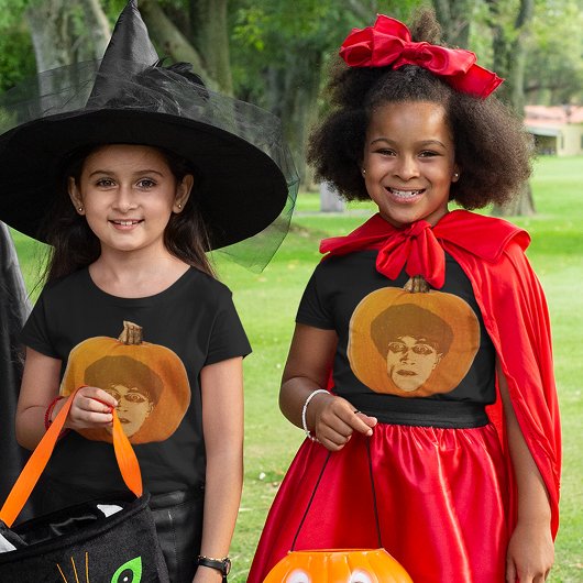 Jack O'Lantern Caligari gezicht Halloween meisjes T-shirt