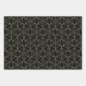 Jack o'lantern & Cobweb Pattern Pumpkin Halloween Inpakpapier Vel (Voorkant 2)