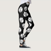 Jack O'Lantern Confetti Leggings White/Black (Rechts)