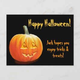 Jack O'Lantern Custom Halloween Briefkaart